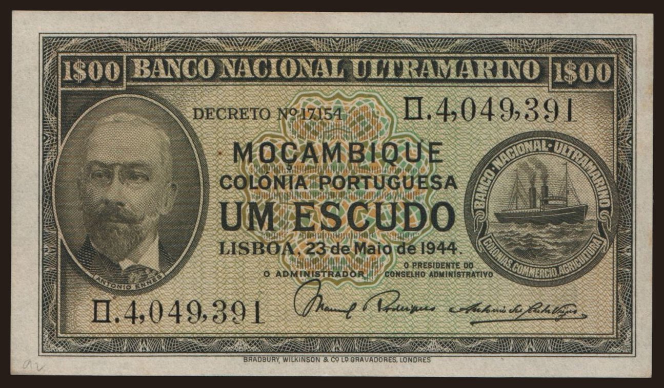 1 escudo, 1944