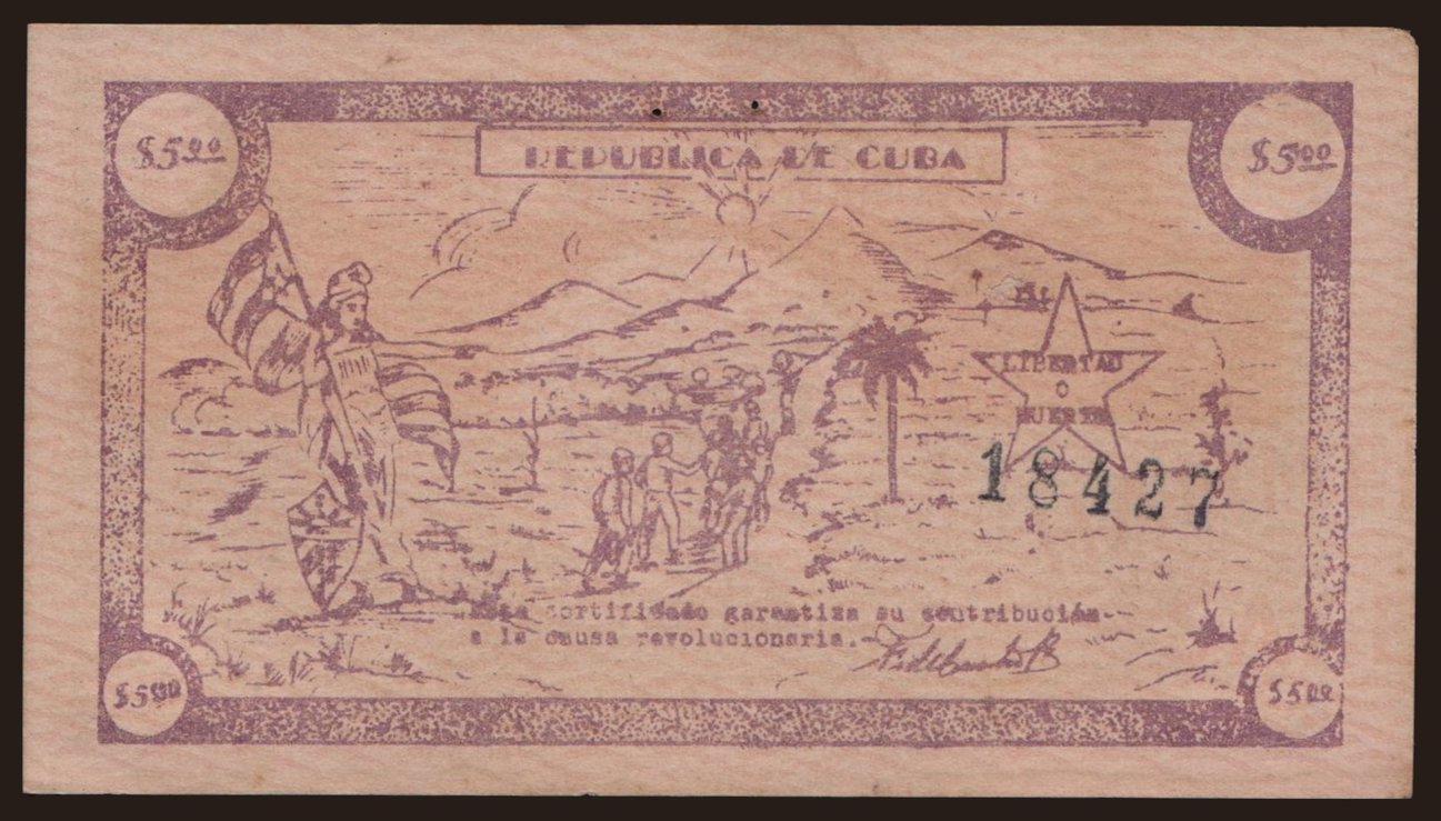 Movimiento 26 de julio, 5 pesos, 1953