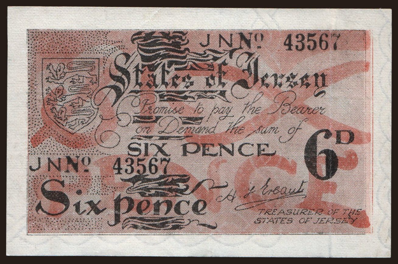6 pence, 1942