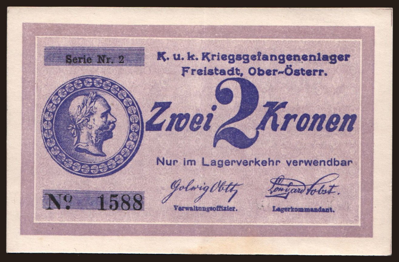 Freistadt, 2 Kronen, 191?