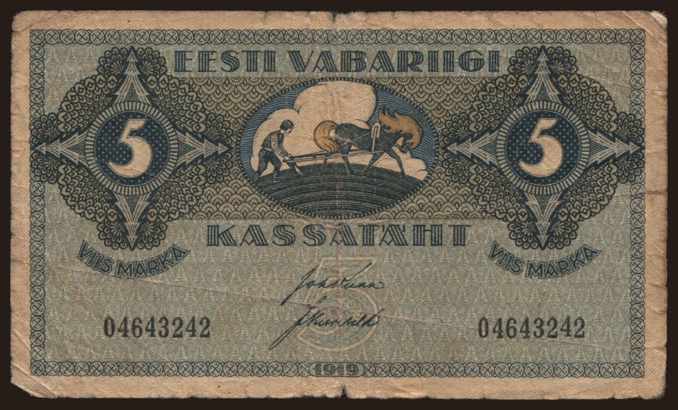 5 marka, 1919