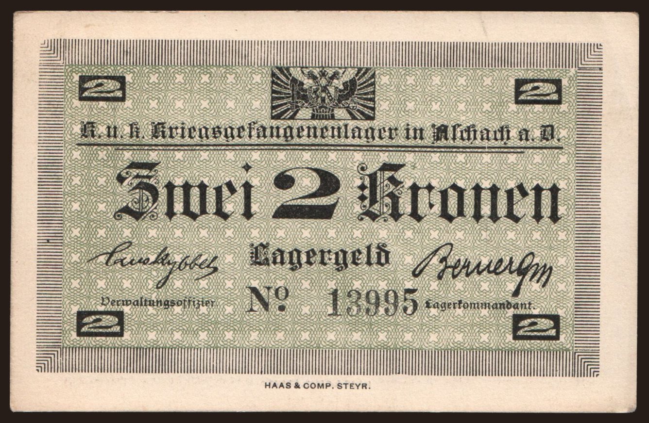 Aschach, 2 Kronen, 191?