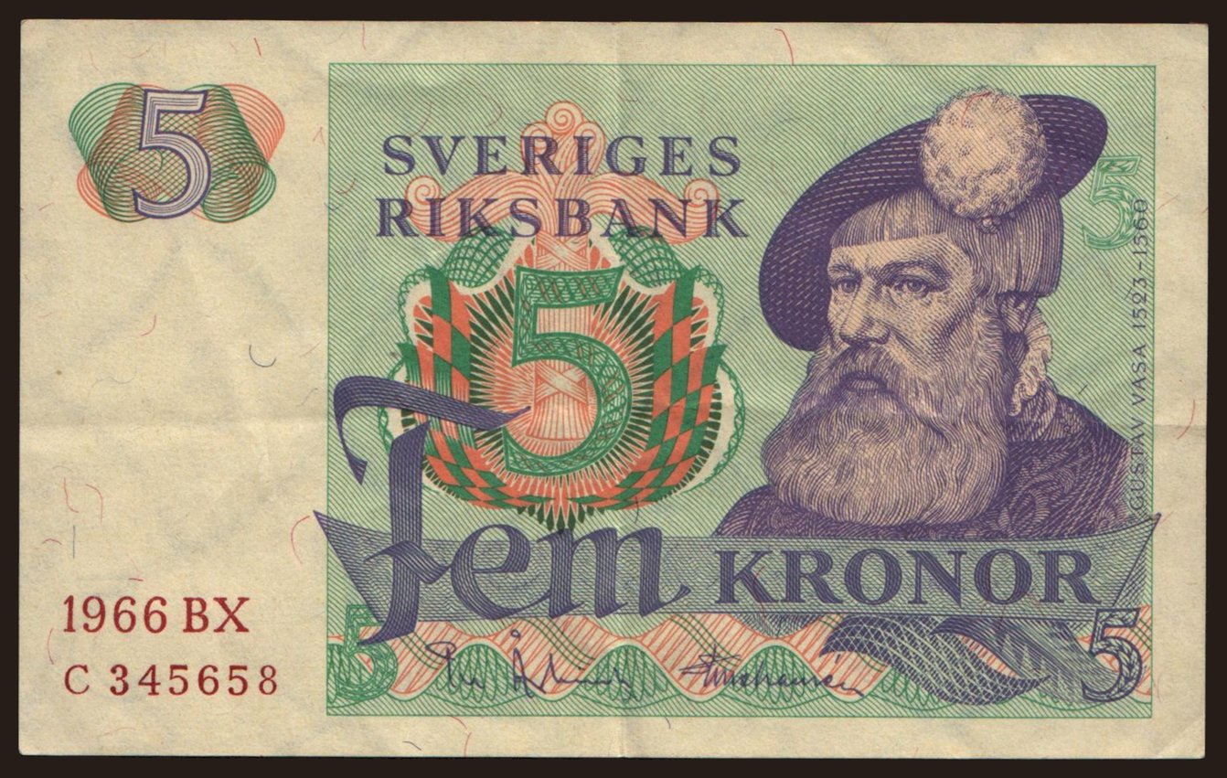 5 kronor, 1966