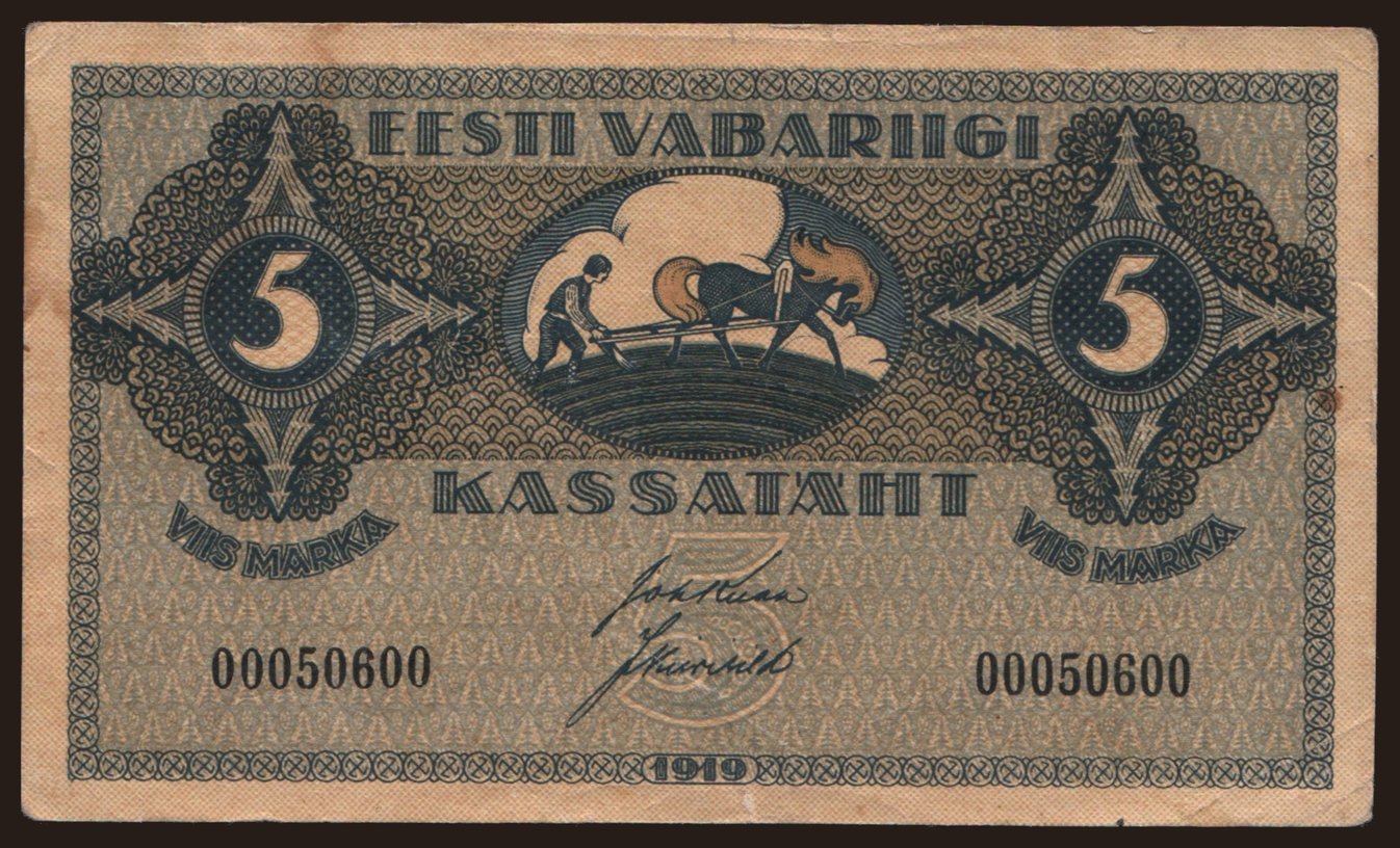 5 marka, 1919