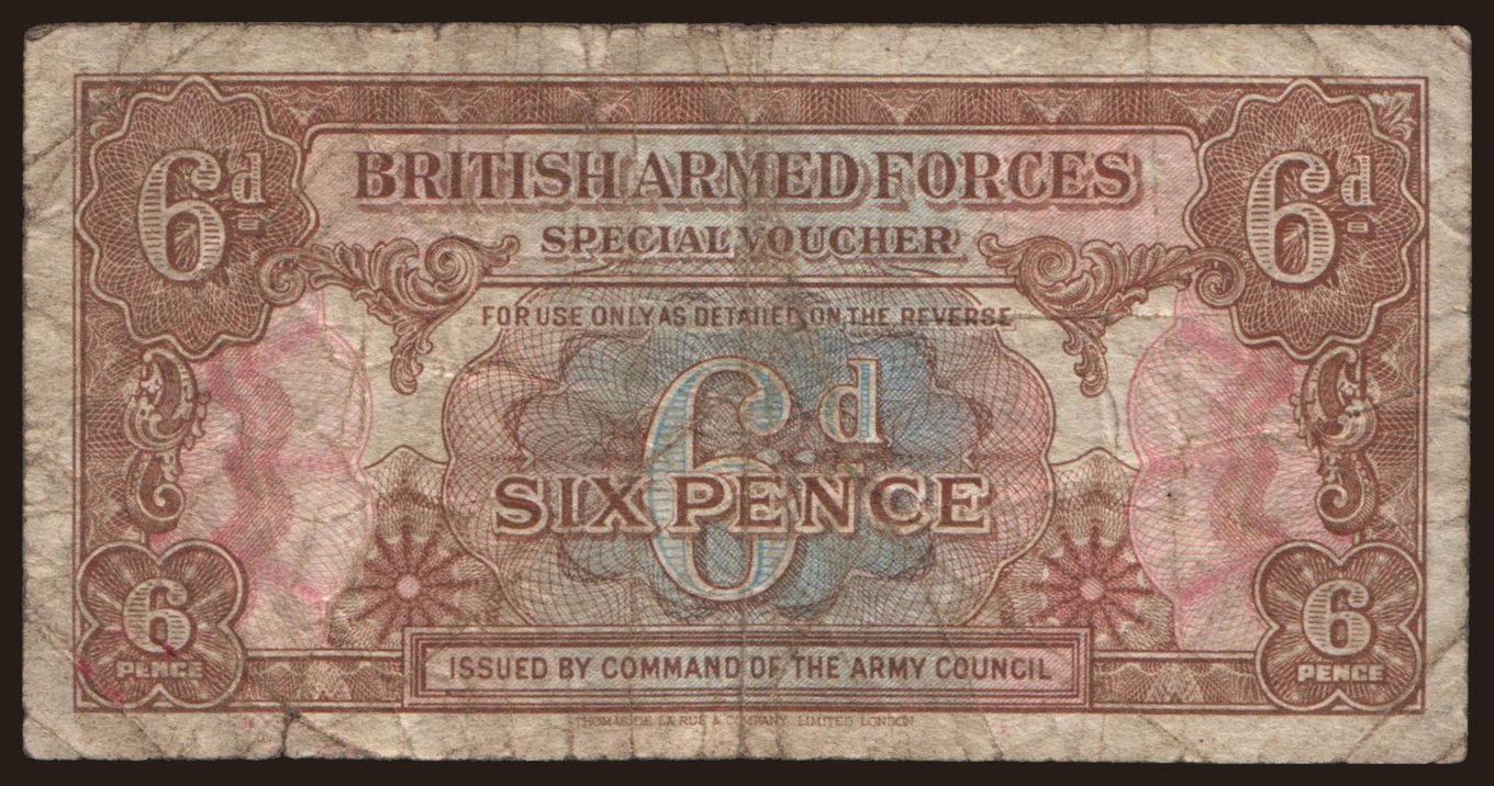 BAF, 6 pence, 1946