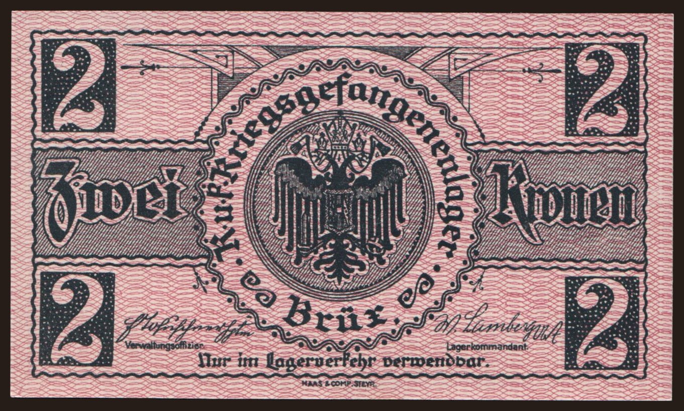 Brüx, 2 Kronen, 191?