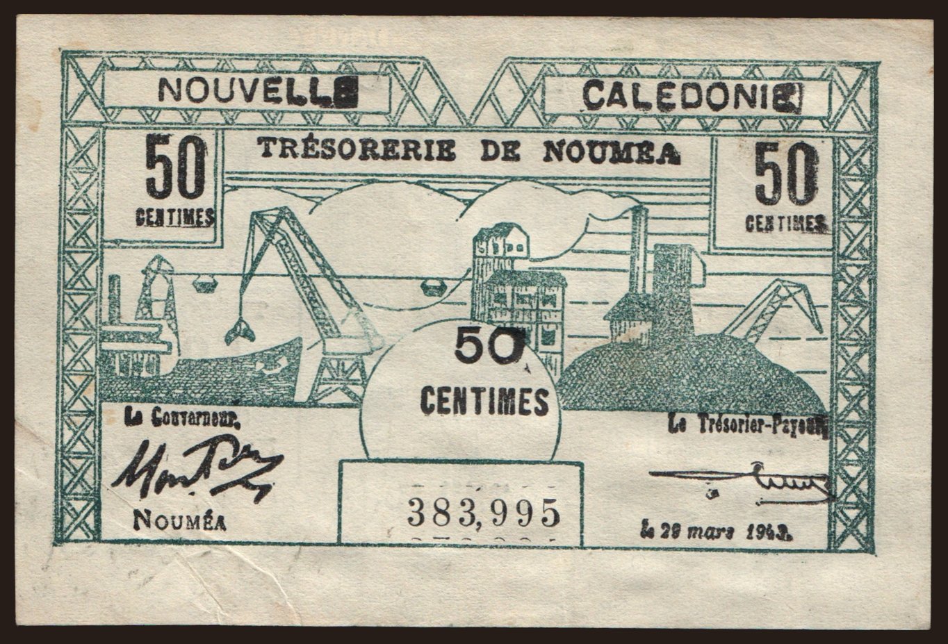 50 centimes, 1943