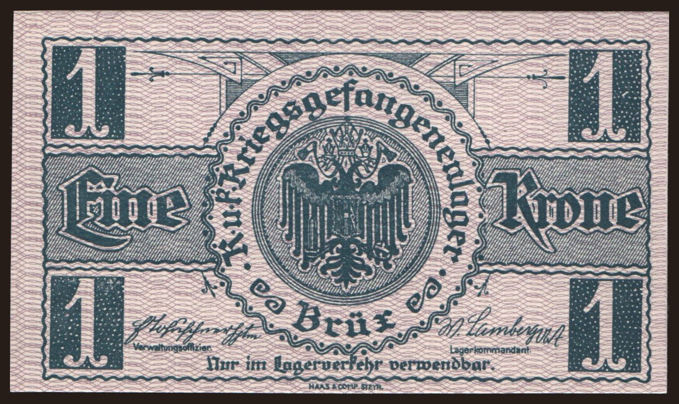 Brüx, 1 Krone, 191?