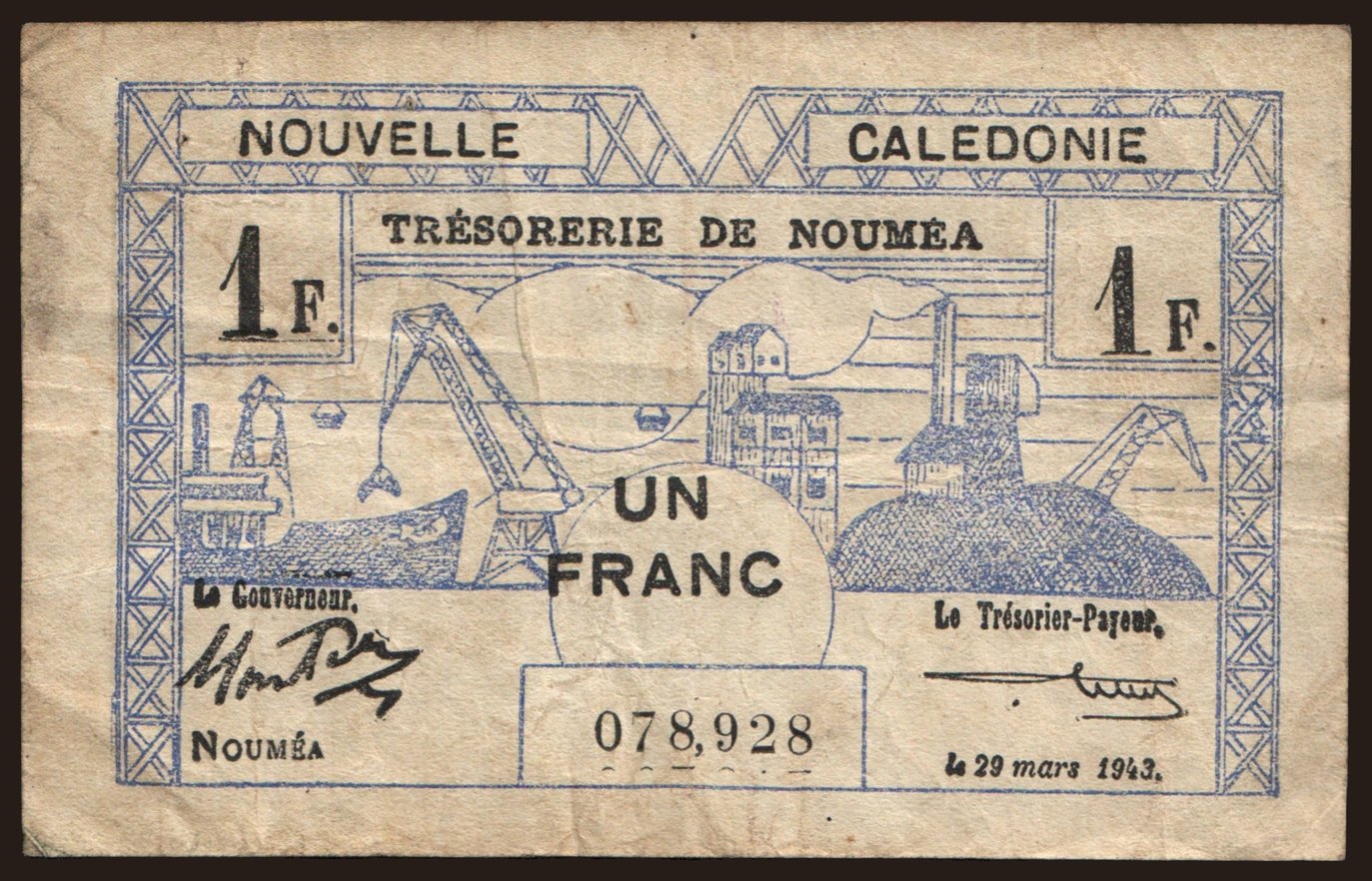 1 franc, 1943