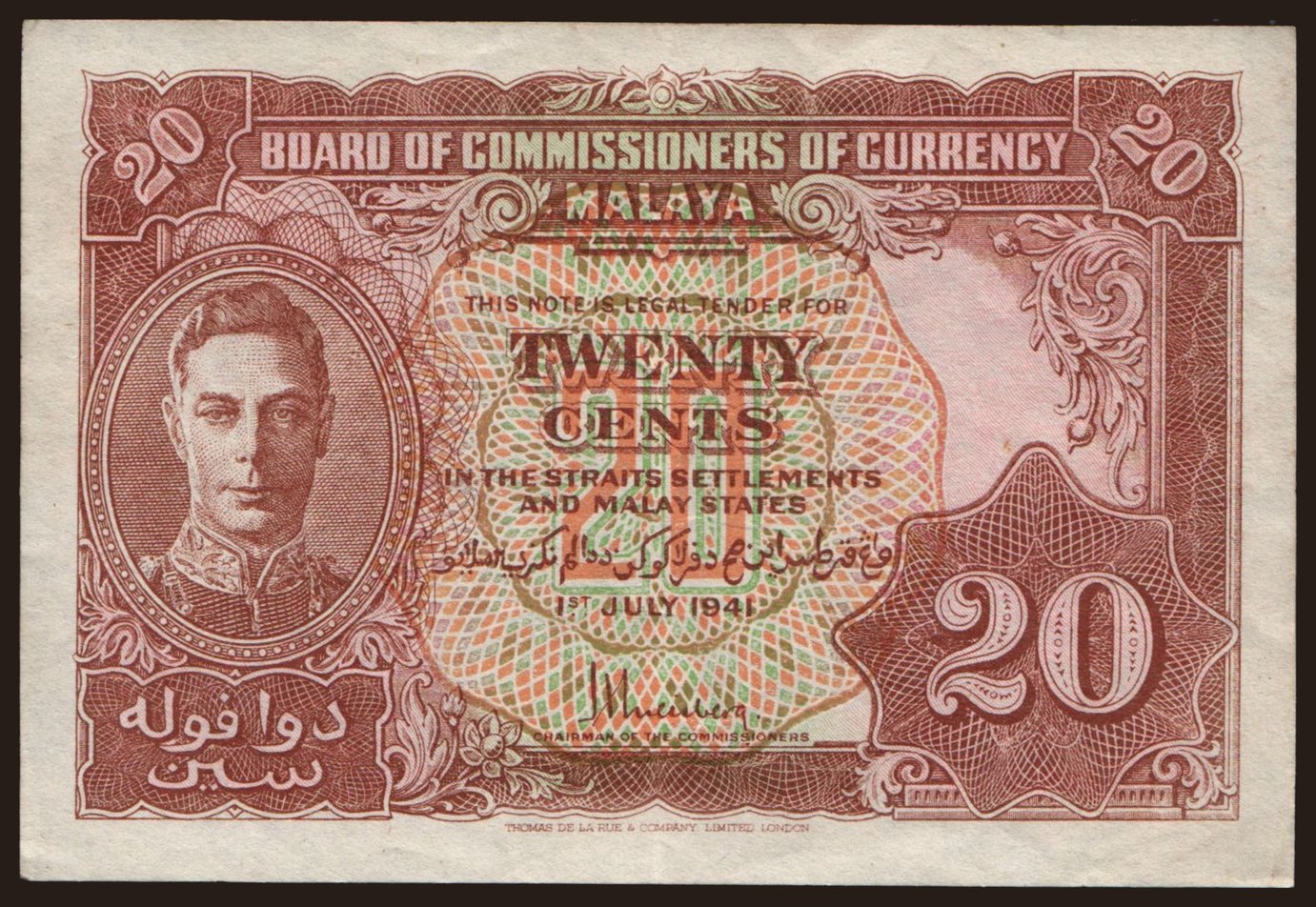 20 cents, 1941