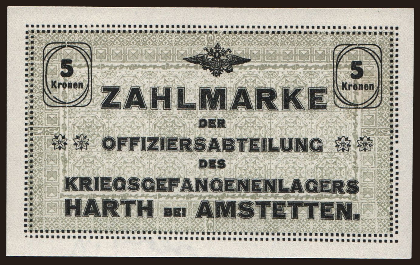 Harth bei Amstetten, 5 Kronen, 1914