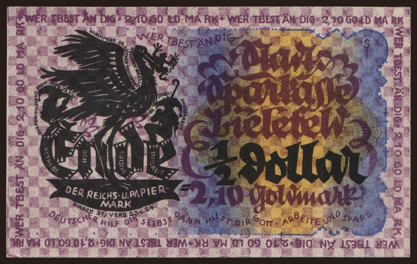 Bielefeld, 2.10 Goldmark, 1923
