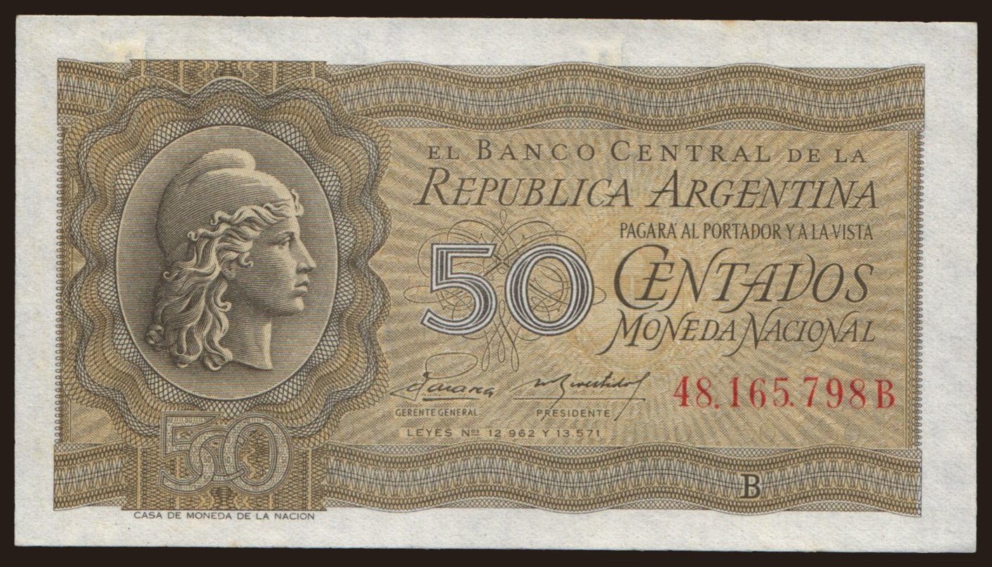 50 centavos, 1951