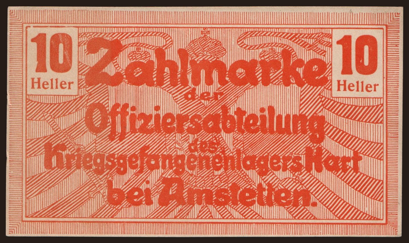 Harth bei Amstetten, 10 Heller, 1916