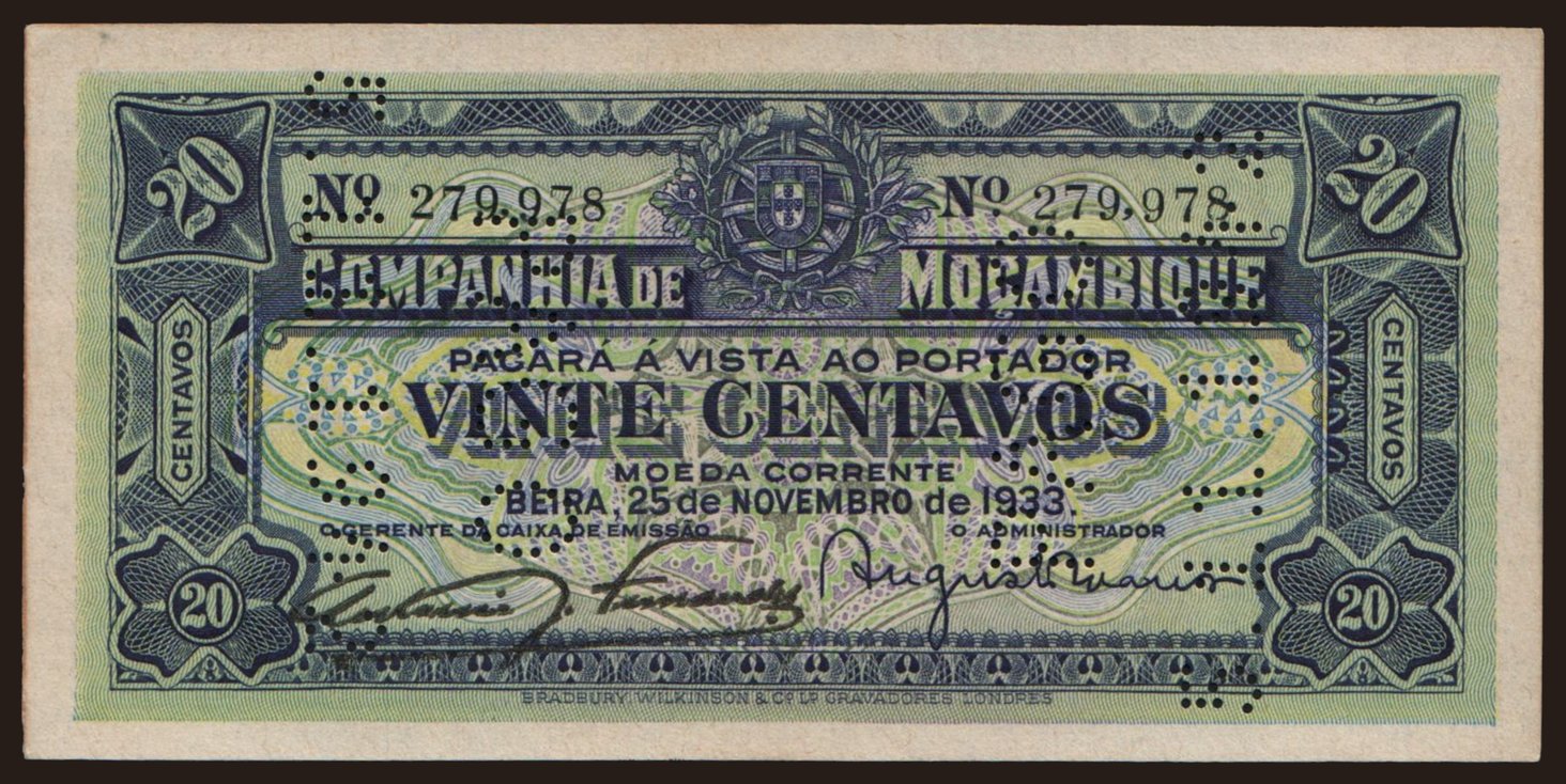20 centavos, 1933