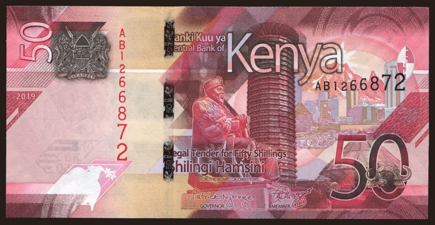 50 shillings, 2019
