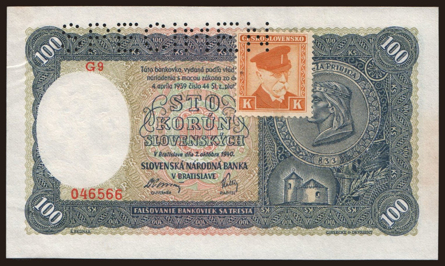 100 Ks, 1940(45)