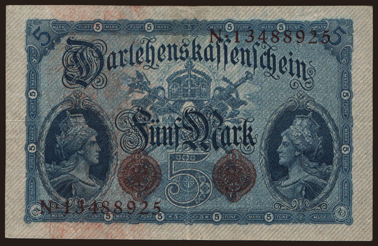 5 Mark, 1914