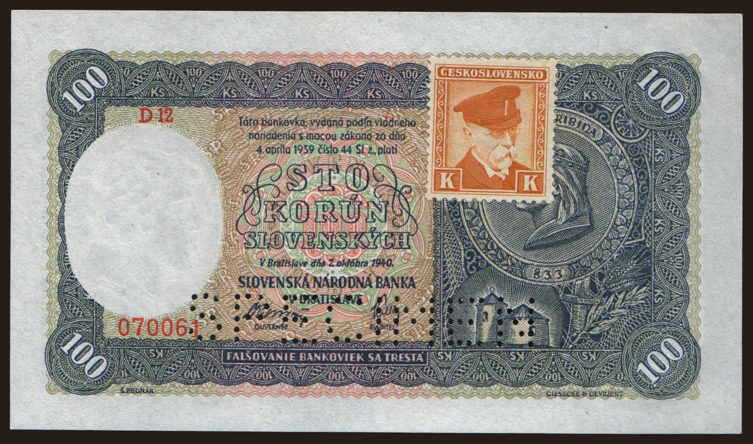 100 Ks, 1940(45)