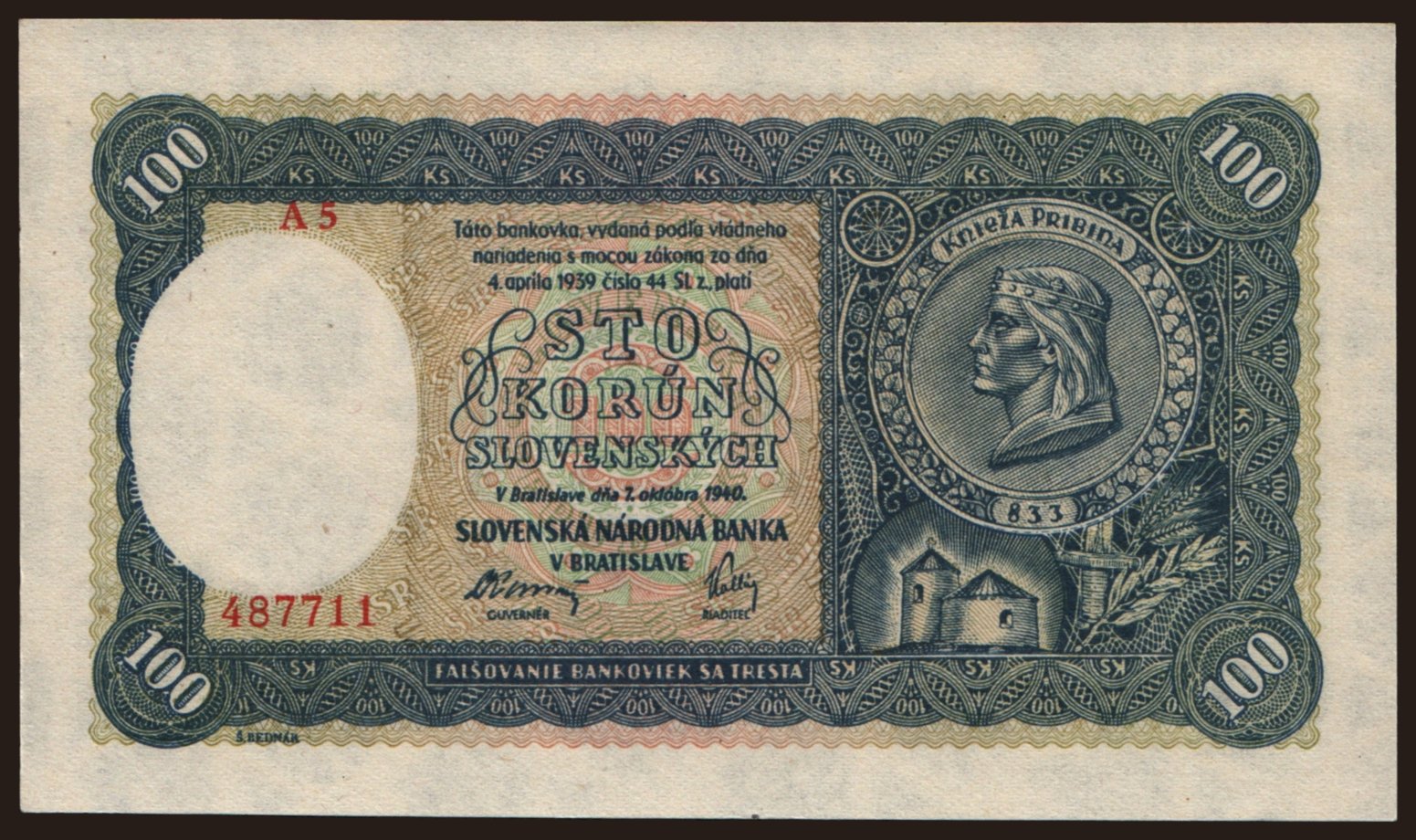 100 Ks, 1940