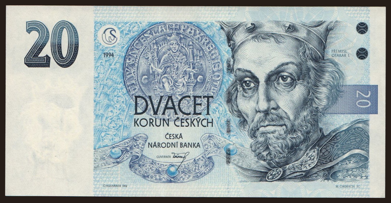 20 korun, 1994