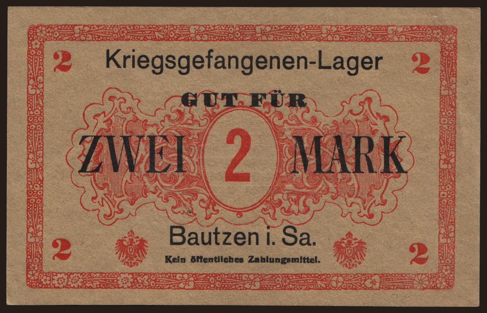 Bautzen, 2 Mark, 191?
