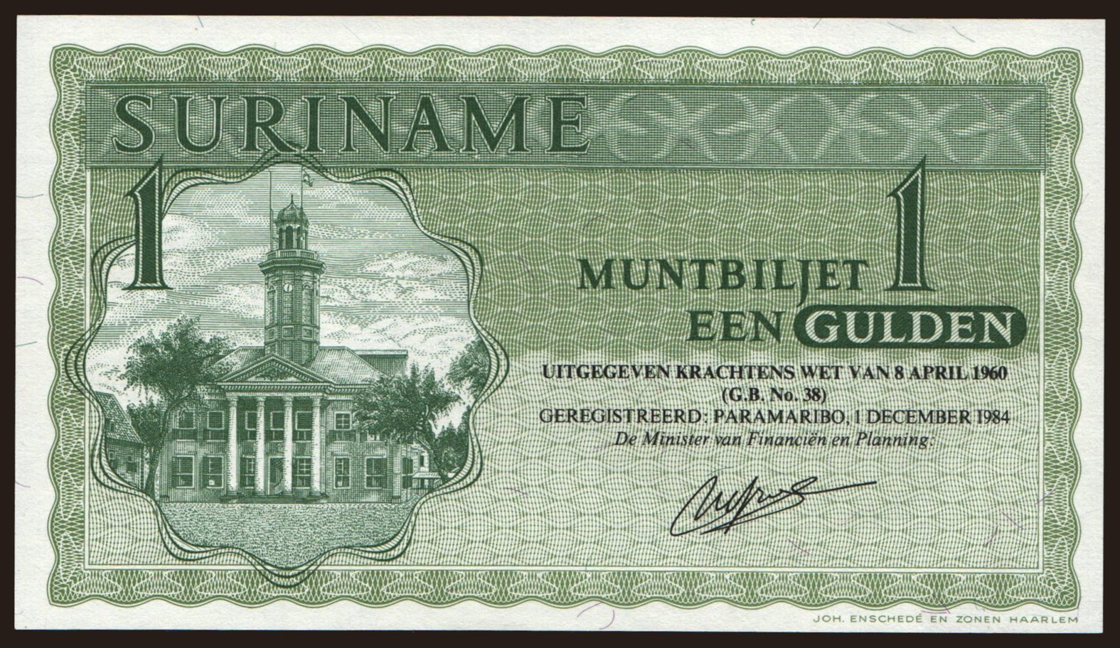 1 gulden, 1984