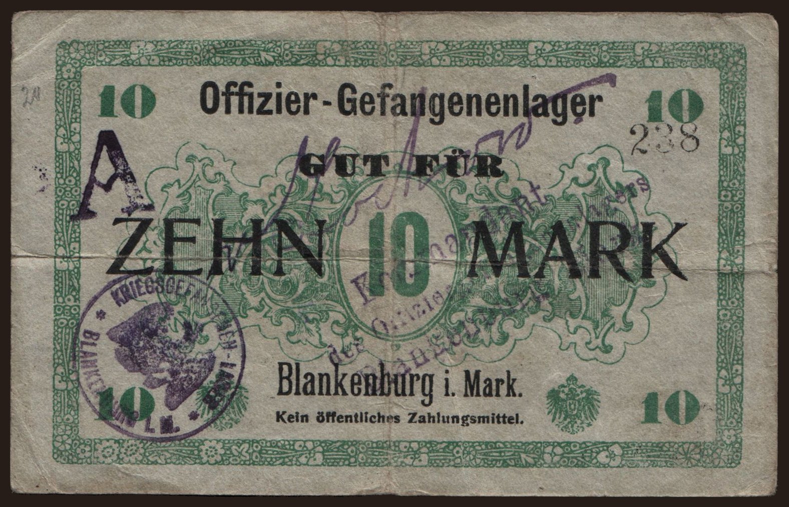 Blankenburg, 10 Mark, 191?