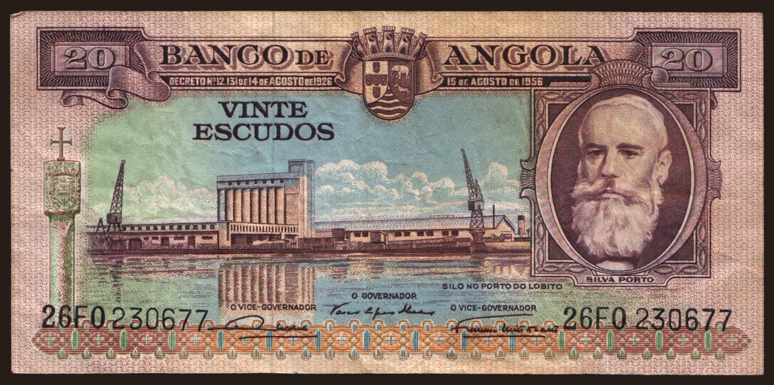 20 escudos, 1956