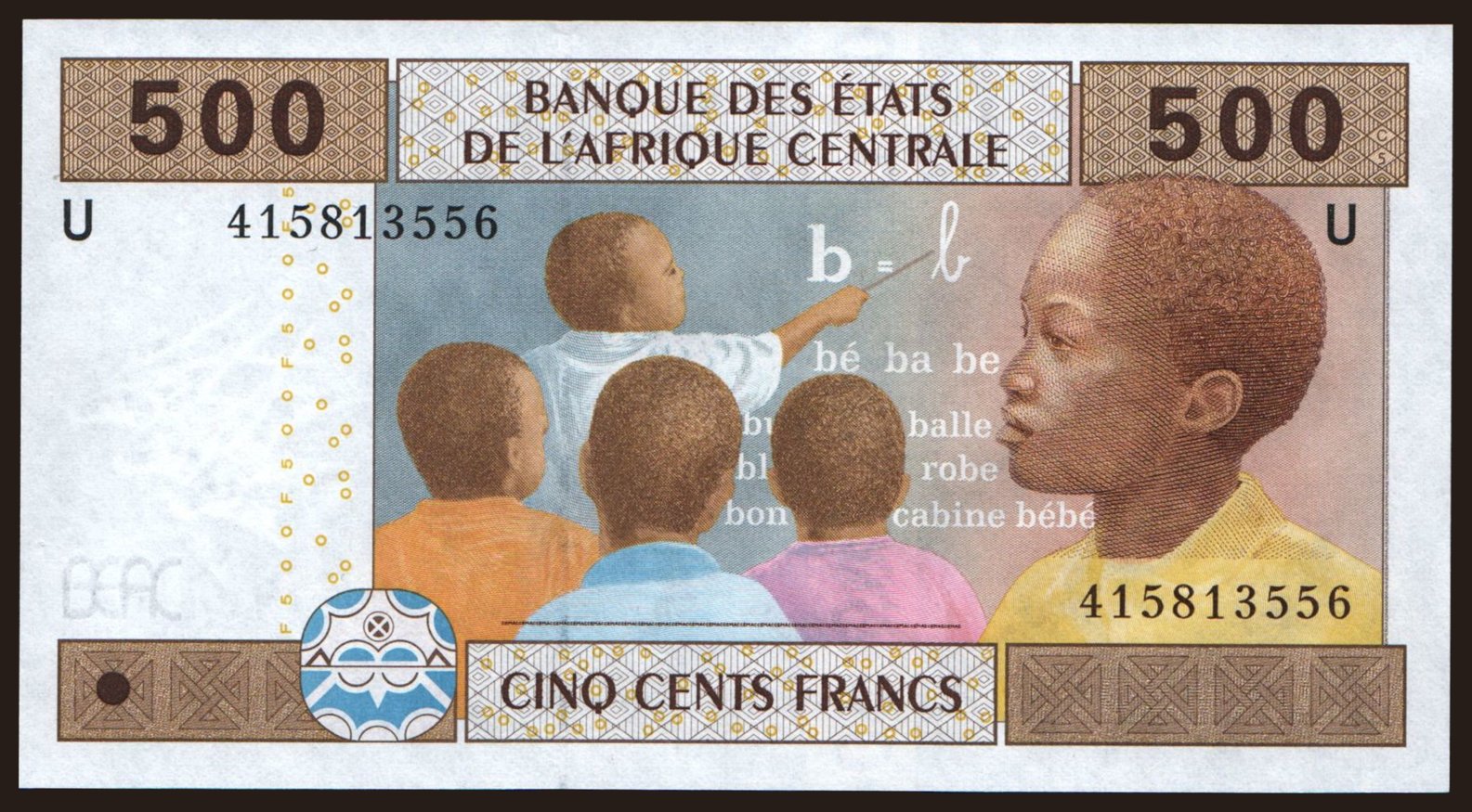 Cameroun, 500 francs, 2002