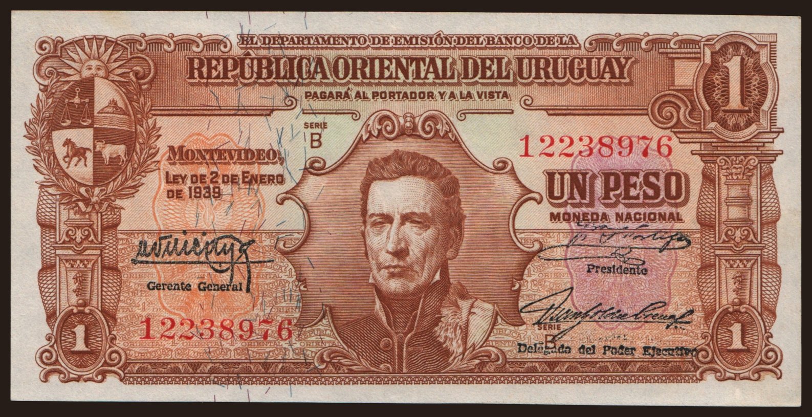 1 peso, 1939