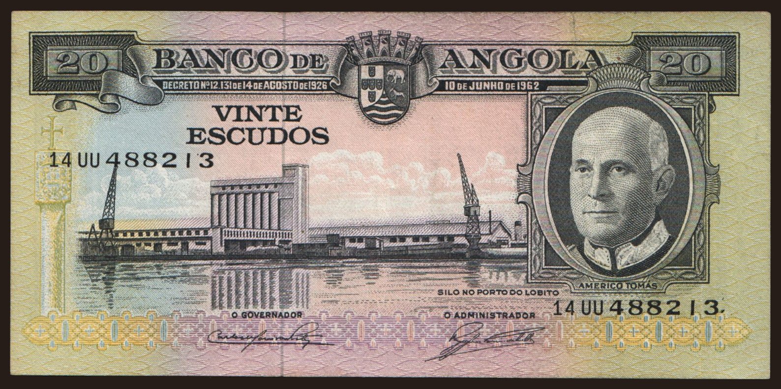 20 escudos, 1962