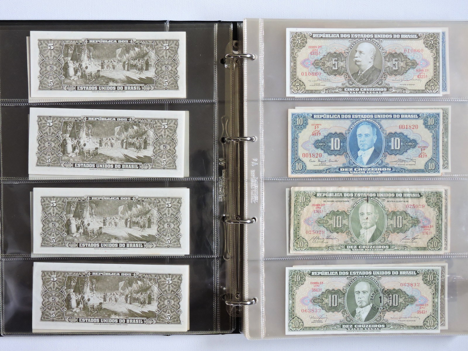 Banknotes, Brazil and Argentina
, page:4, item:1