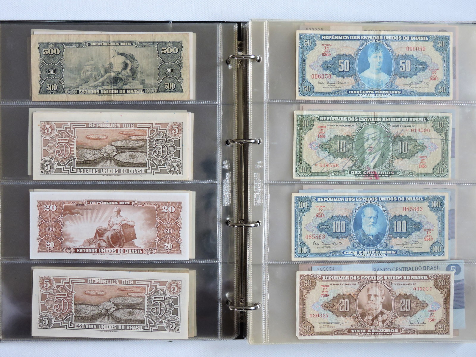 Banknotes, Brazil and Argentina
, page:9, item:1