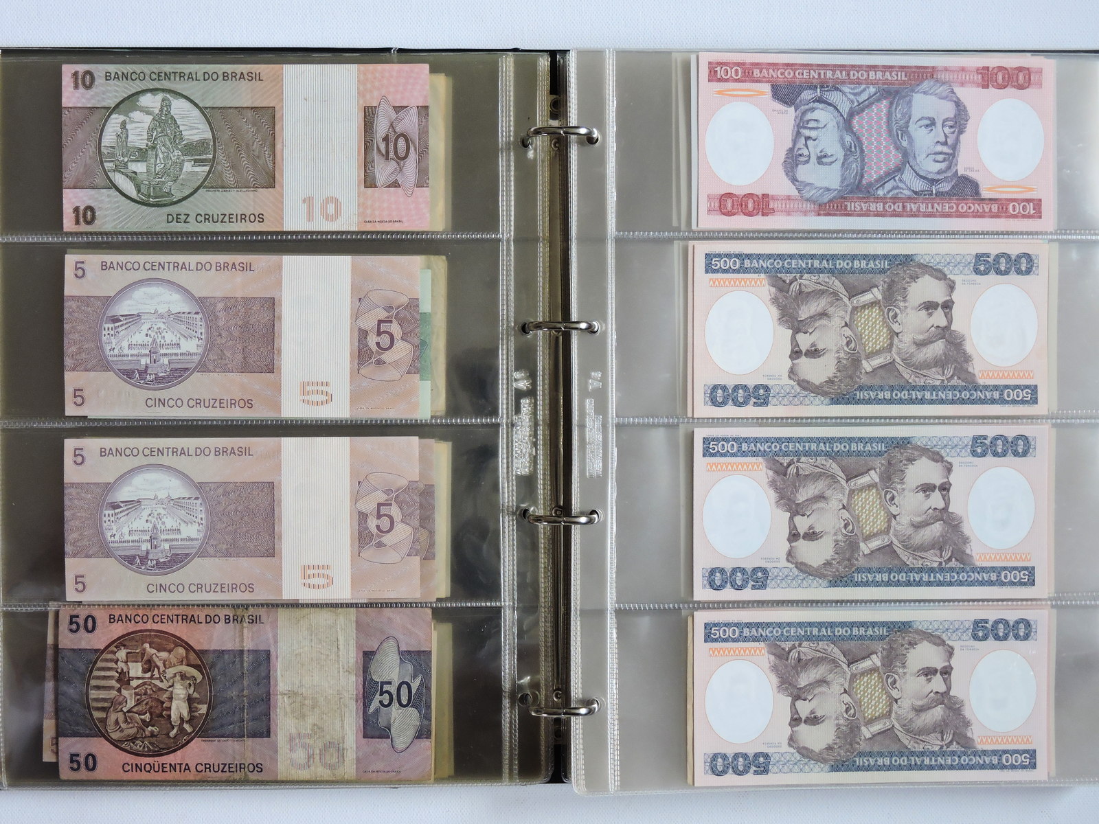 Banknotes, Brazil and Argentina
, page:12, item:1