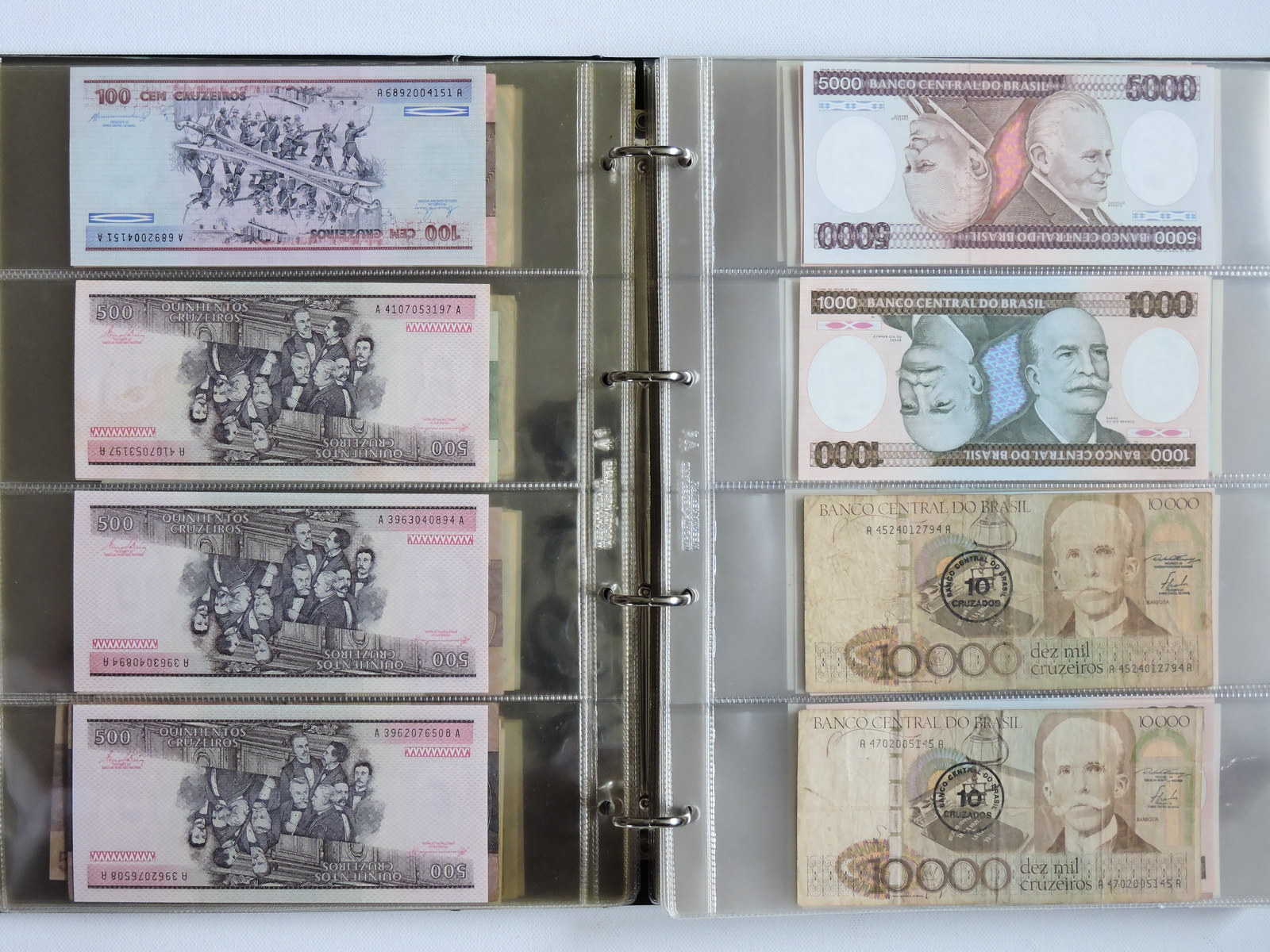 Banknotes, Brazil and Argentina
, page:13, item:1