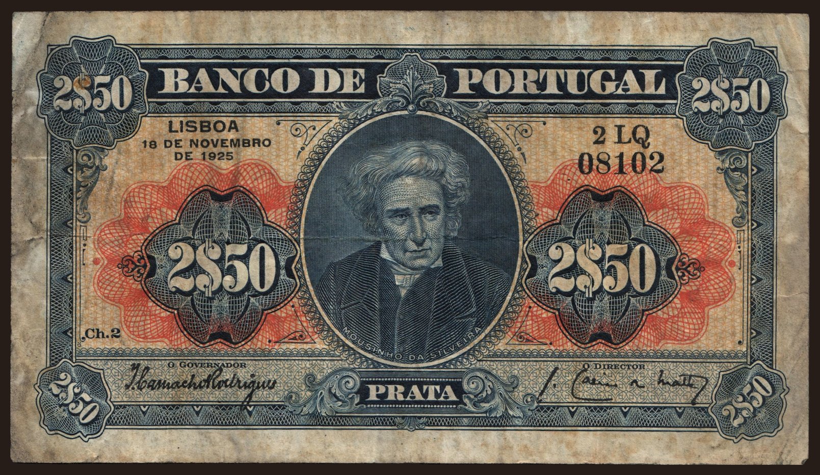 2.5 escudos, 1925