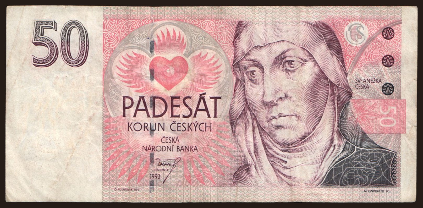 50 korun, 1993
