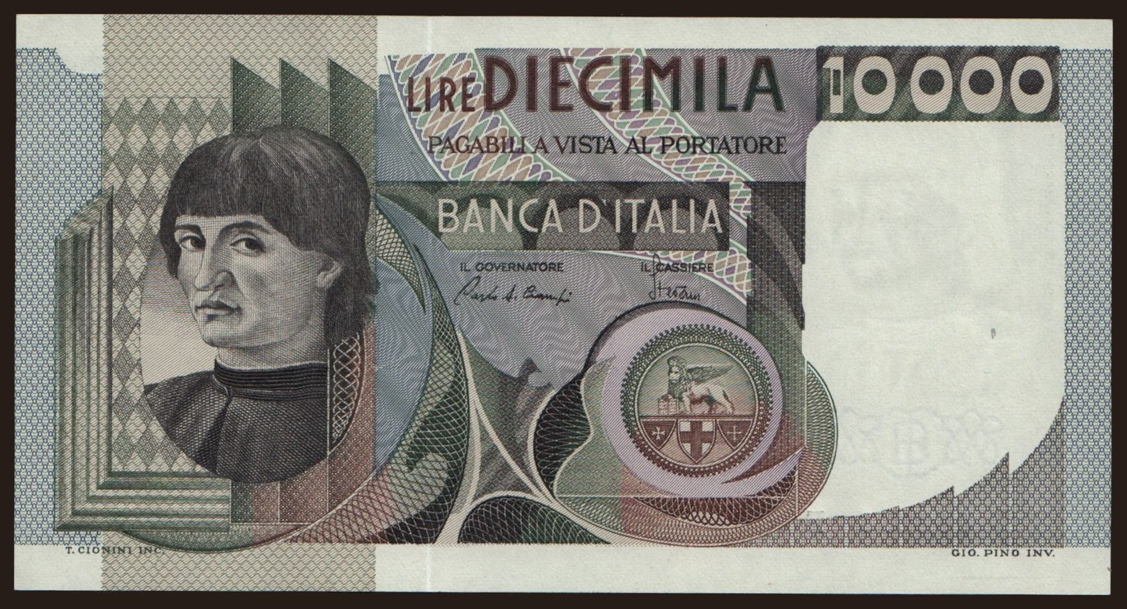 10.000 lire, 1982
