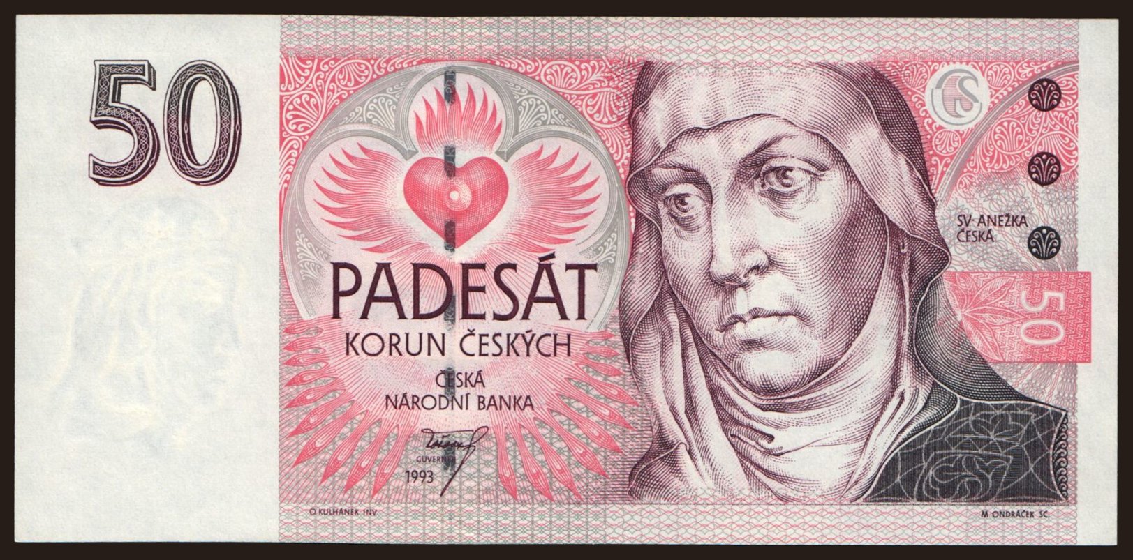 50 korun, 1993