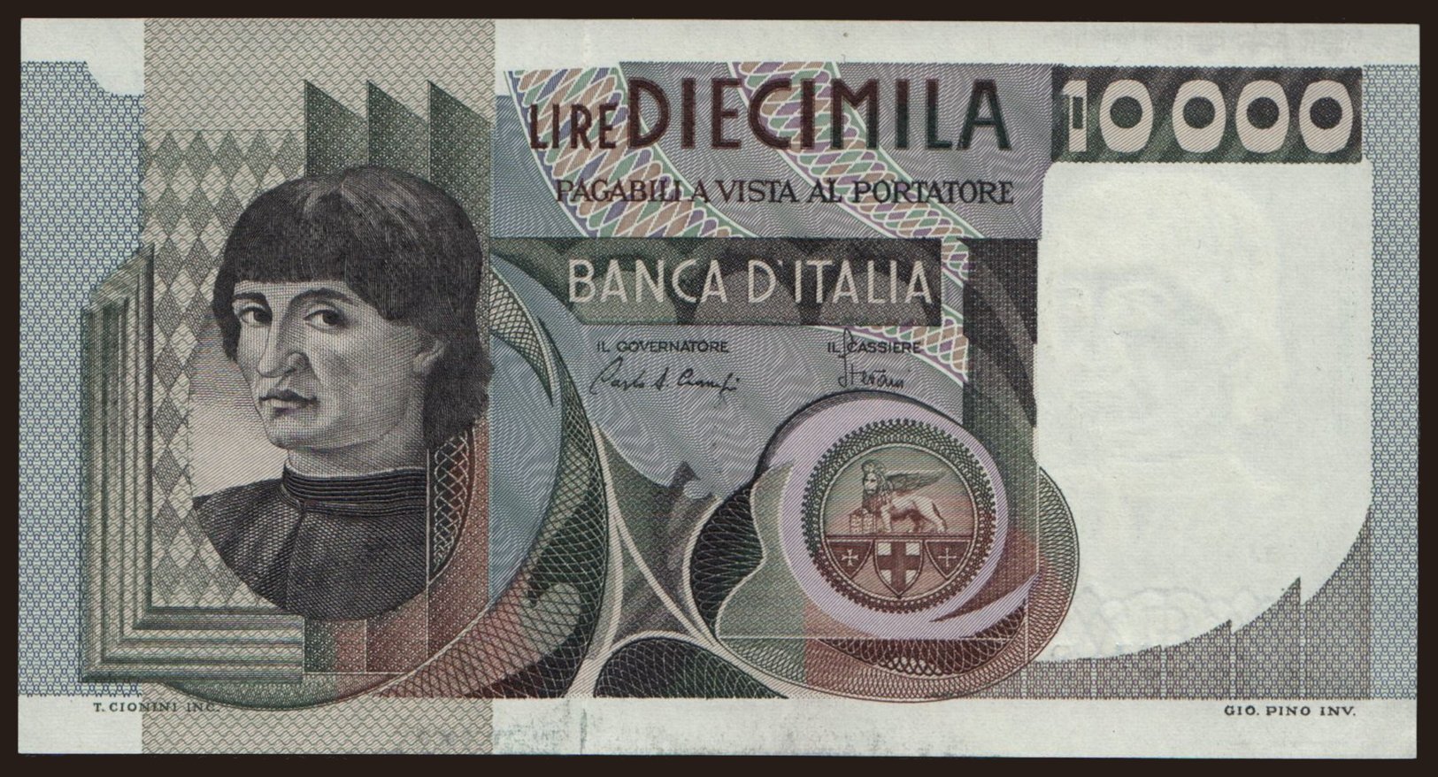 10.000 lire, 1980