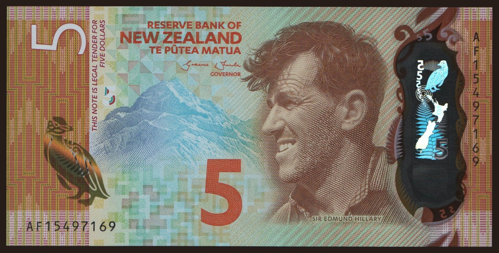 5 dollars, 2015