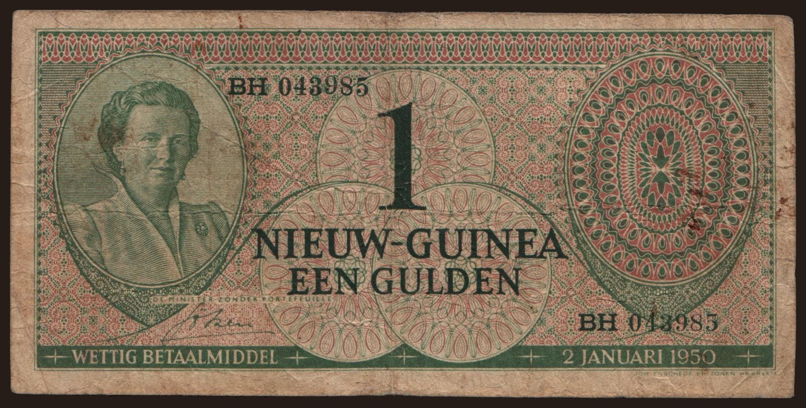 1 gulden 1954