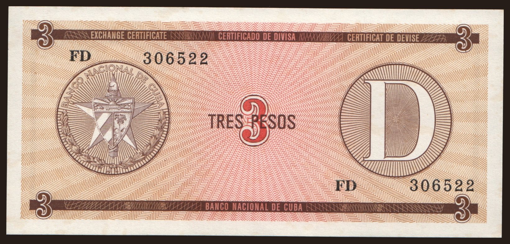 3 pesos, 1985