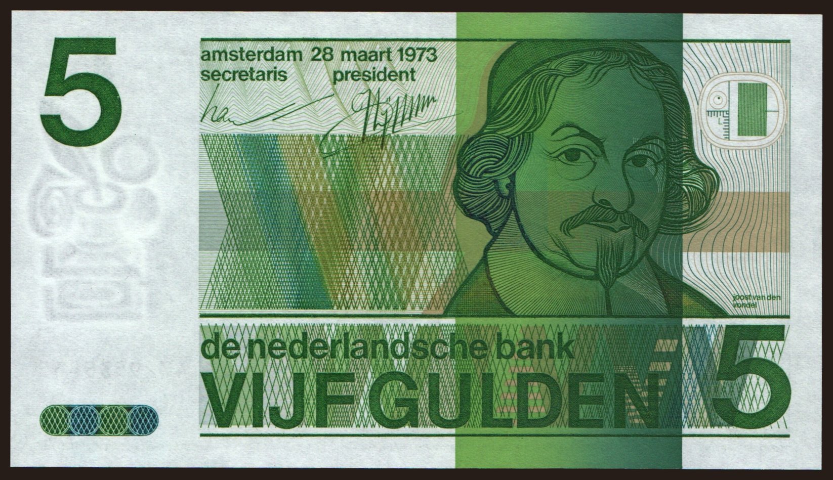 5 gulden, 1973