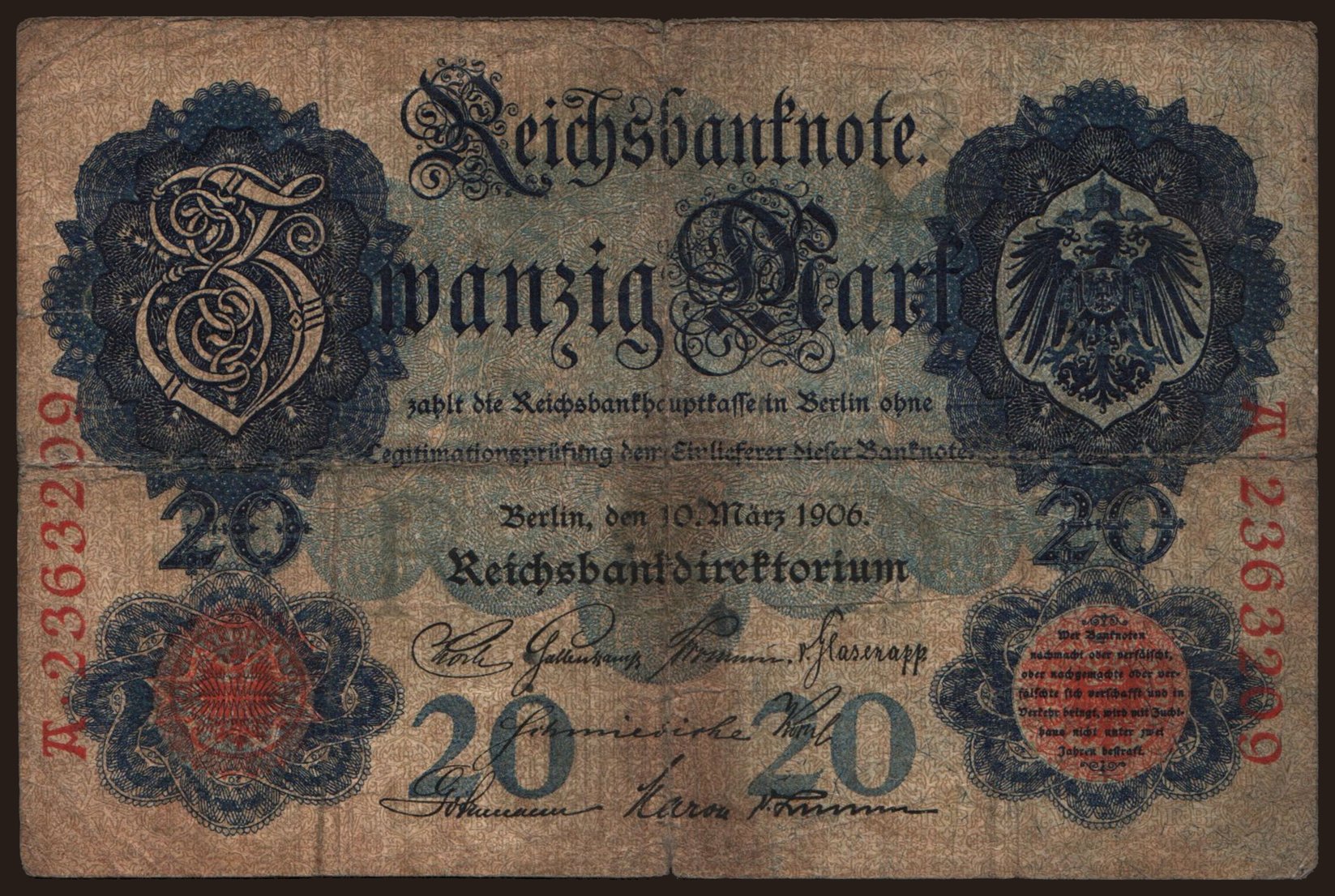 20 Mark, 1906