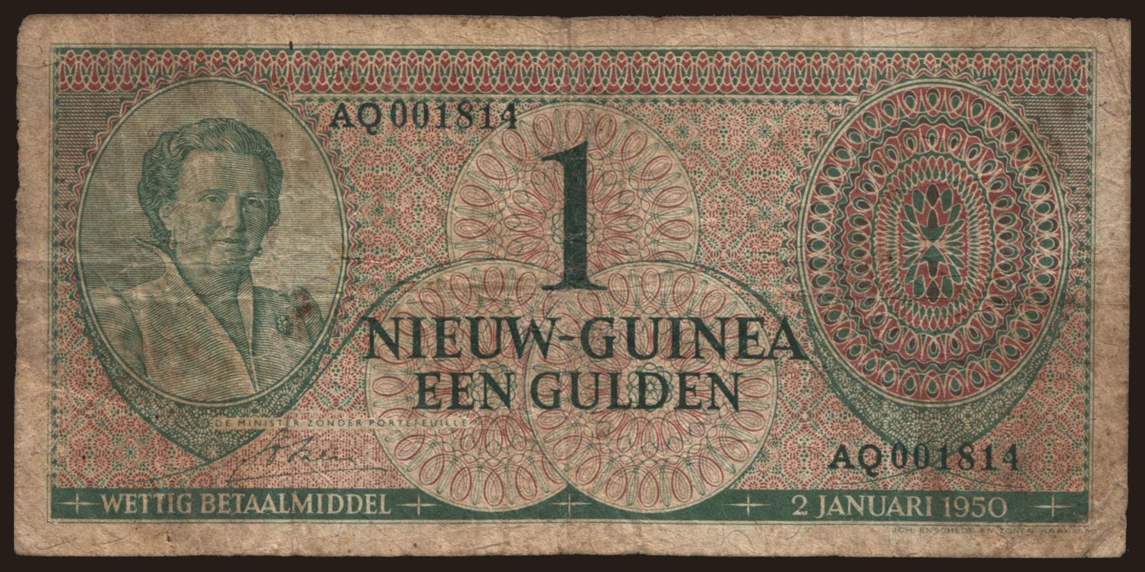 1 gulden 1950