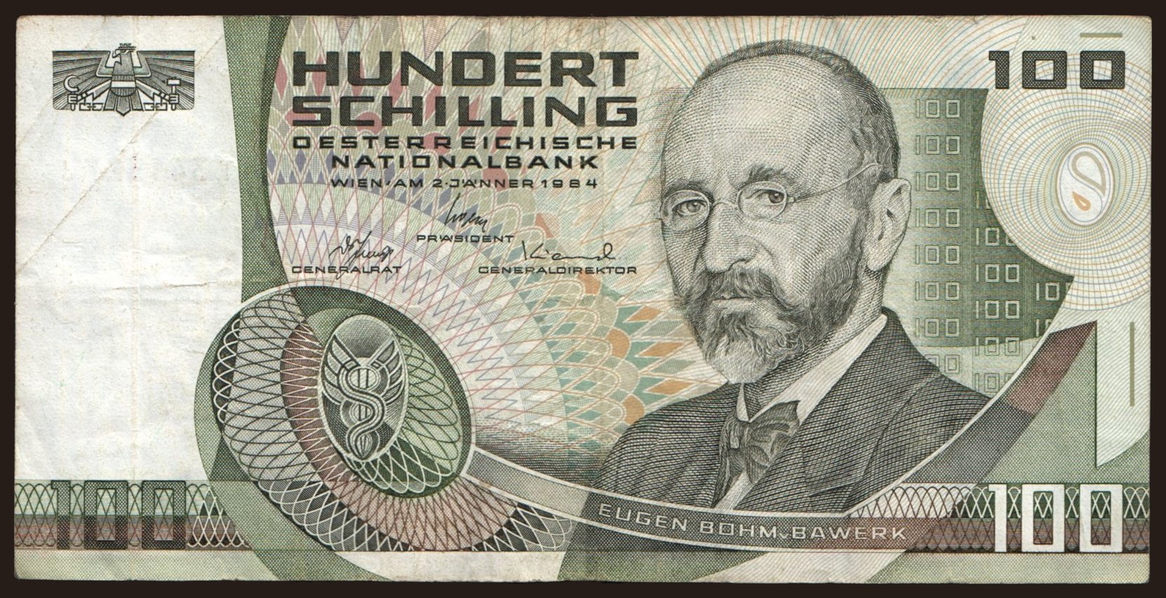 100 Schilling, 1984