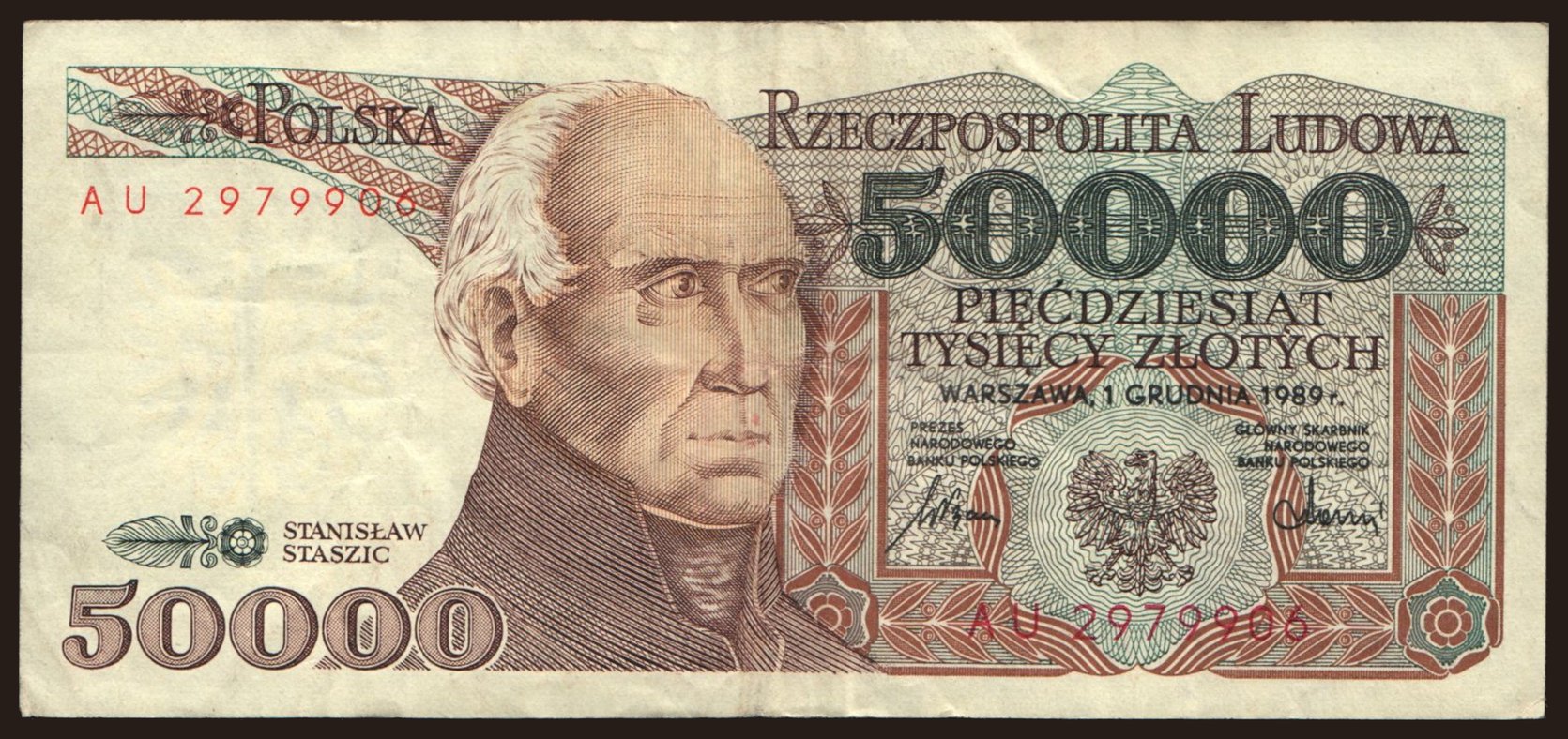 50.000 zlotych, 1989