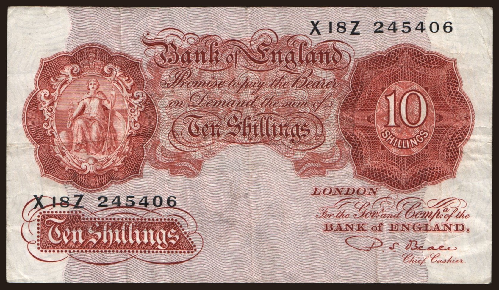 10 shillings, 1949